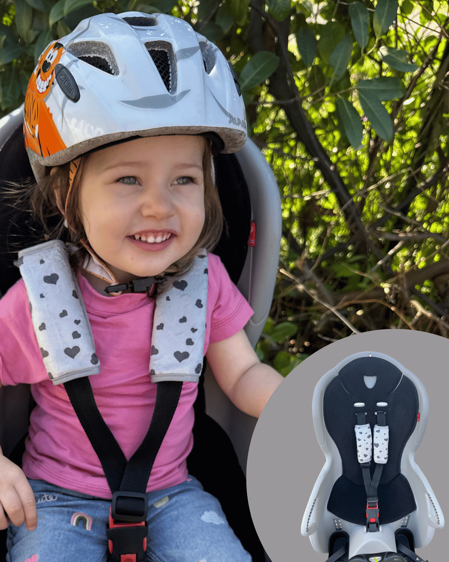 Baby Gurtschutz Herz