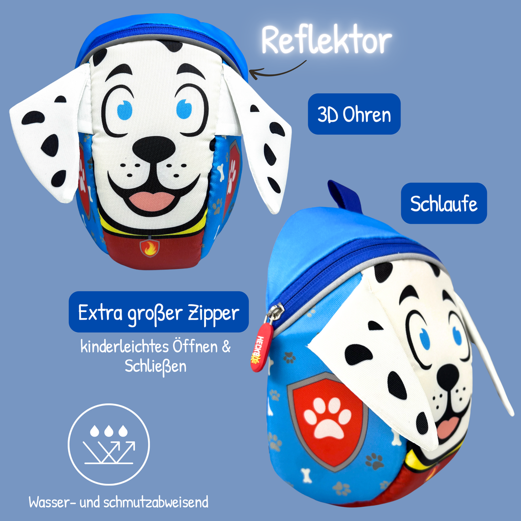 2 in 1 Fahrradtasche & Rucksack - Hund